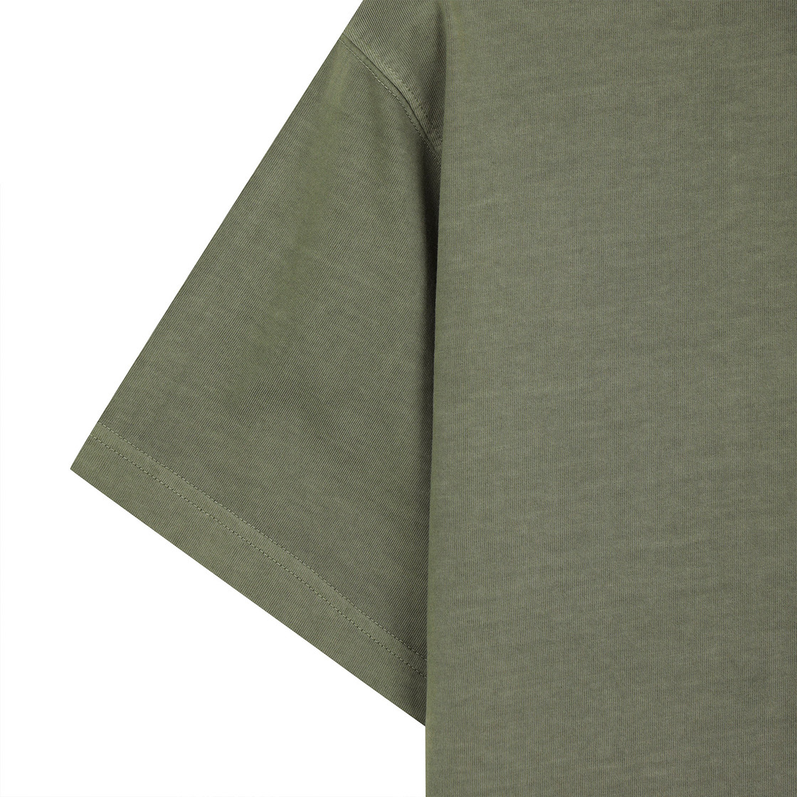 프룻오브더룸 피그먼트 트래블 맵 반팔티셔츠 카키(fruitoftheloom Pigment Travel Map Banpal T-shirts KHAKI) - 5