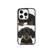 SOKDAM Dachshund glass bumper case