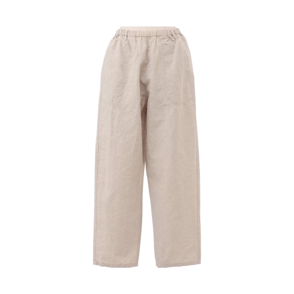 (W) 단톤 코튼 리넨 웨더 이지 팬츠 에크루((W) Danton Cotton Linen Weather Easy Pants Ecru)