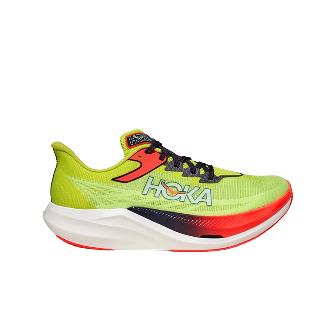 1168724-NZS Hoka Rocket X 3 Neon Yuzu Squid Ink