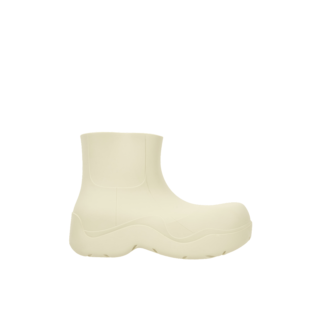 (W) 보테가 베네타 퍼들 앵클 부츠 씨 솔트((W) Bottega Veneta Puddle Ankle Boots Sea Salt)