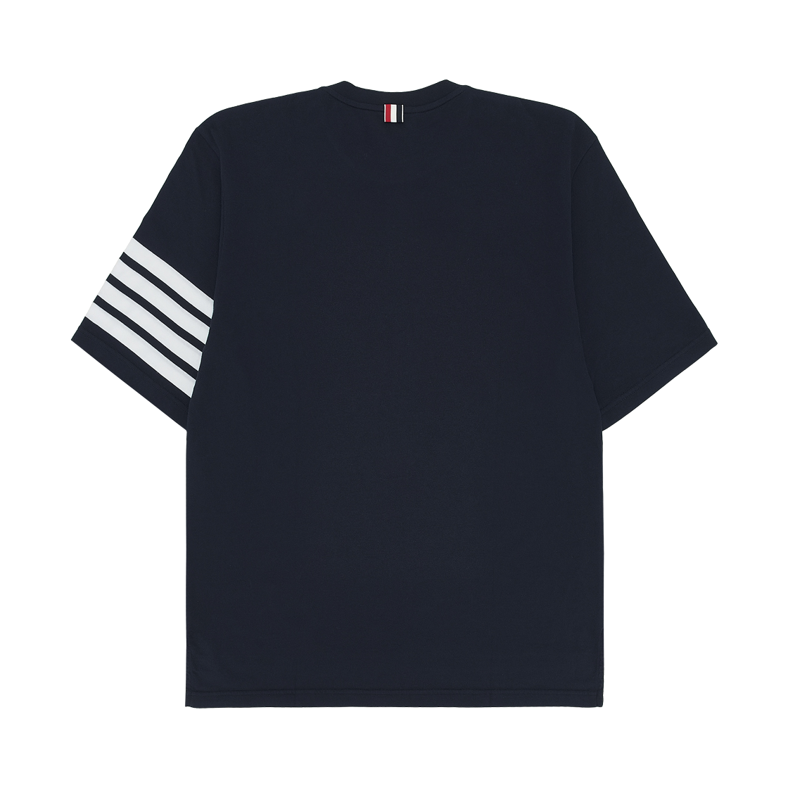 톰브라운 숏슬리브 티셔츠 네이비(Thom Browne Short Sleeve T-Shirt Navy) - 2