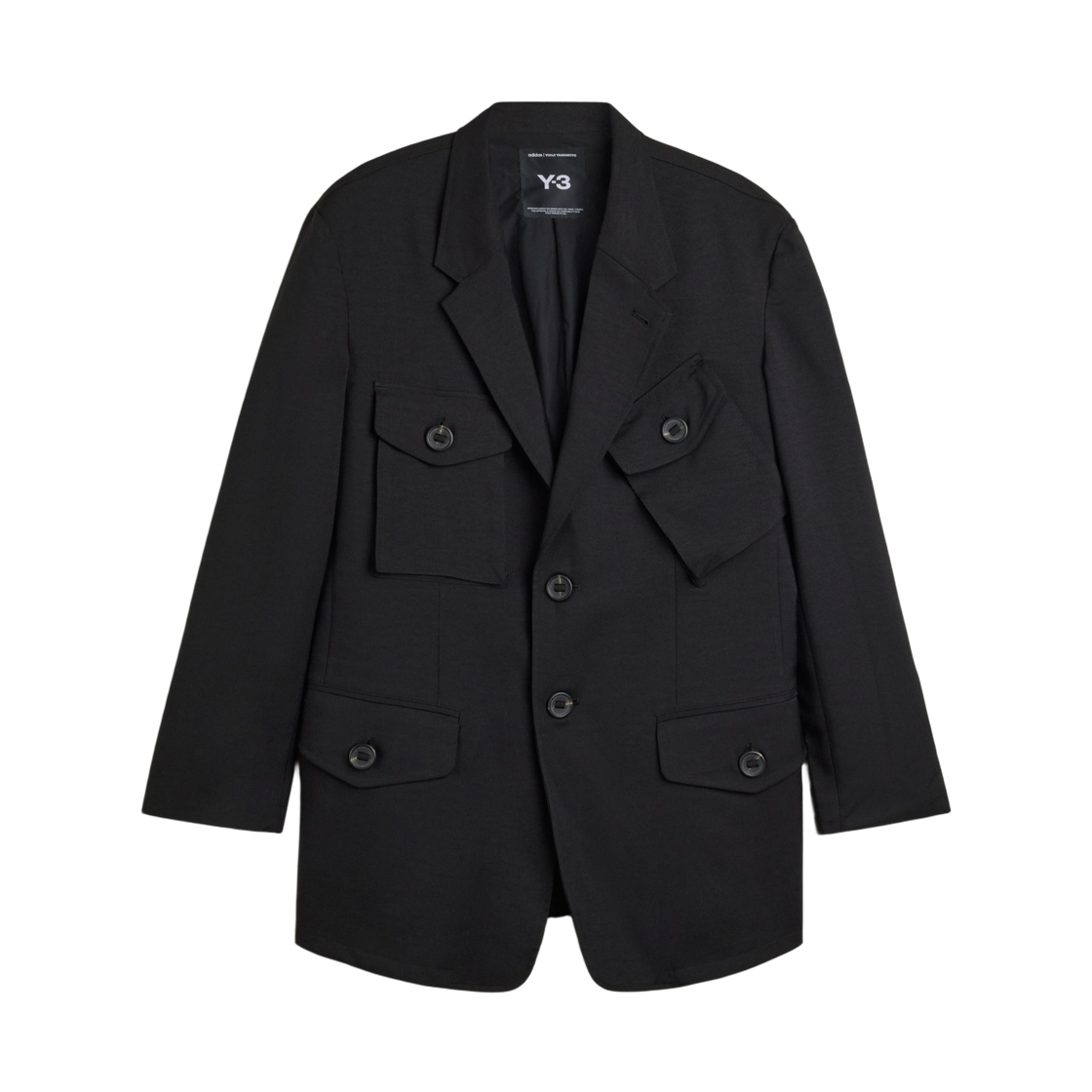 Y-3 스포츠 유니폼 초어 코트 블랙(Y-3 Sport Uniform Chore Coat Black)