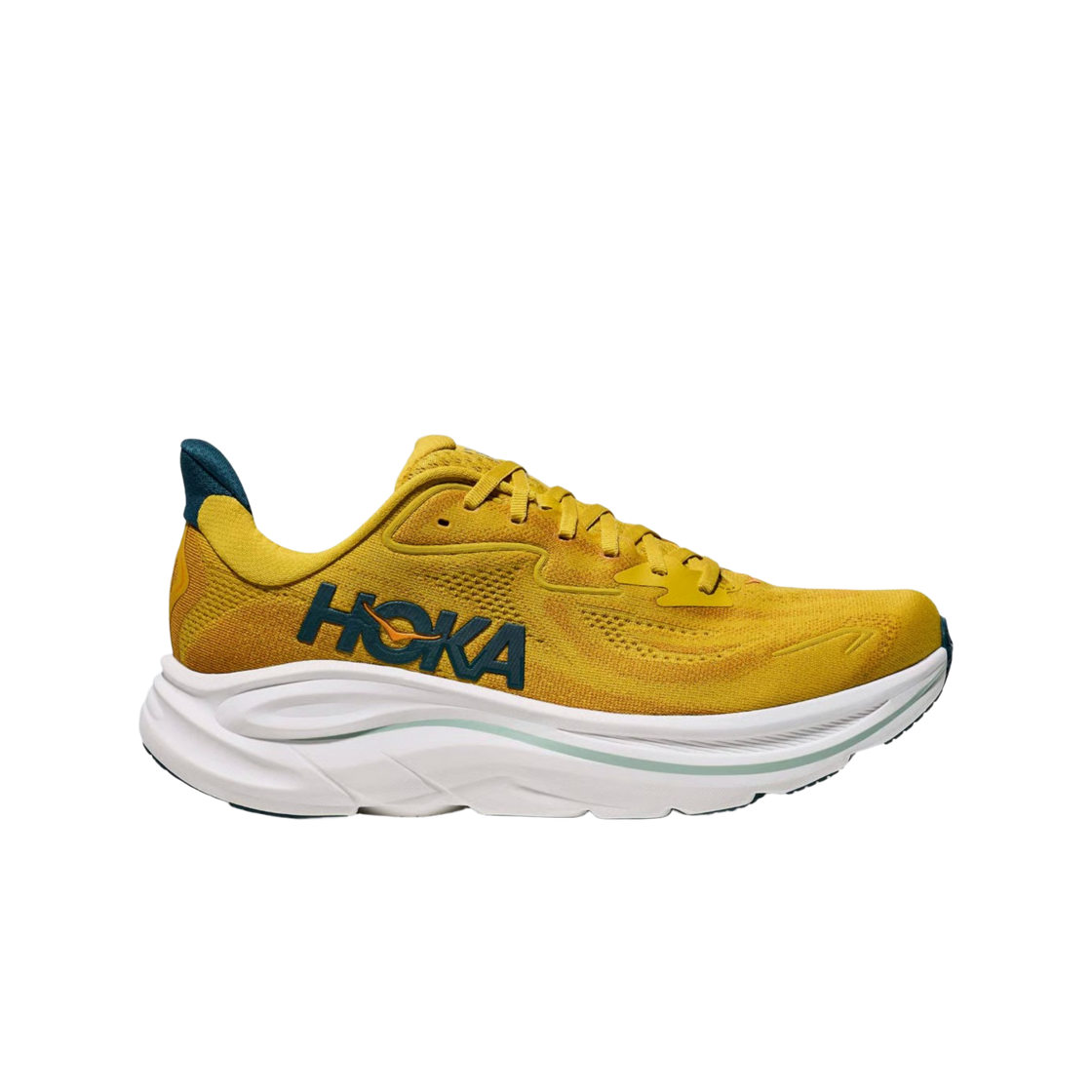 1162030-YDT Hoka Clifton 10 Yellow Gold Tidal Wave