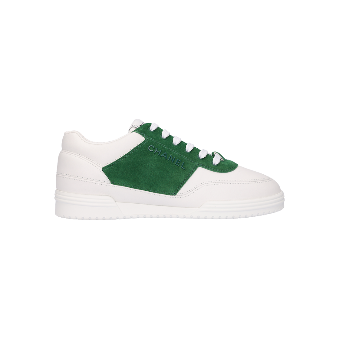 IT25OEJMGJO2 Chanel Sneakers White Green