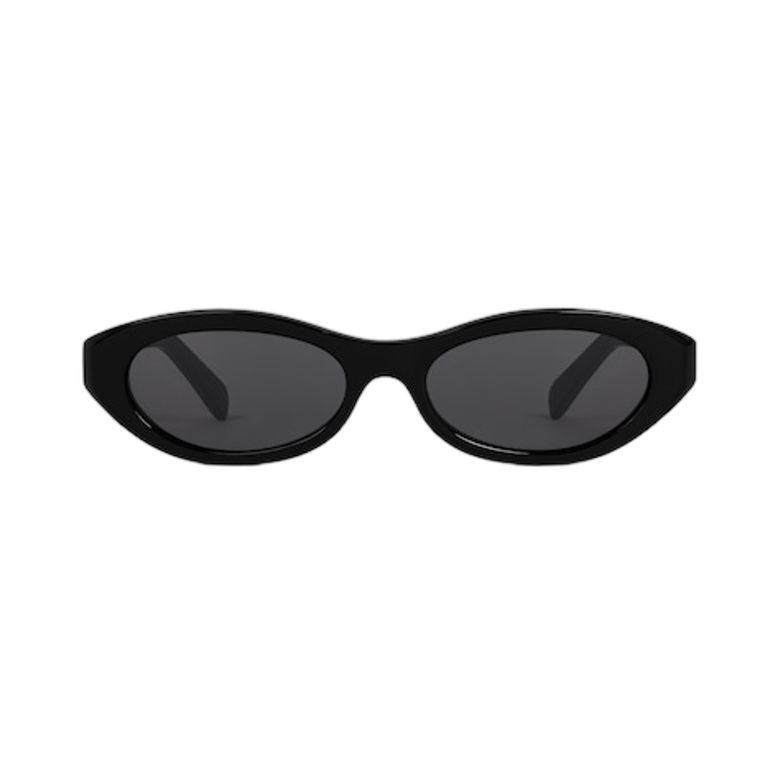 4S353CPLB-38NO (W) Celine Triomphe Mini 02 Sunglasses in Acetate Black