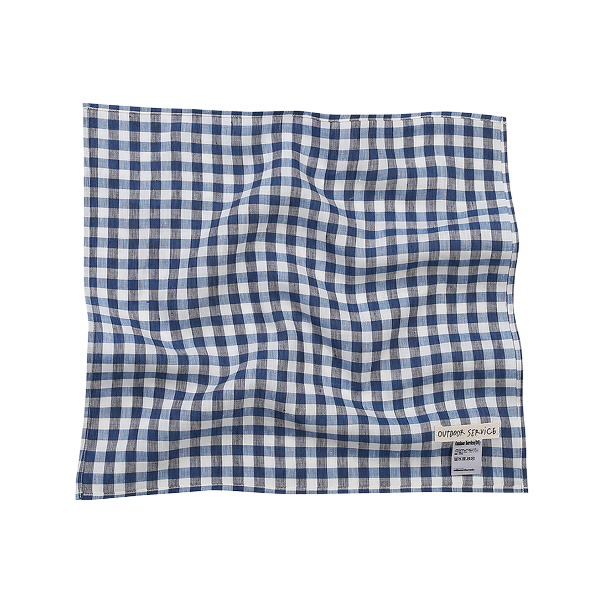 아웃도어서비스 린넨 서비스 타월 - 블루/블랙 깅엄(OS Linen Service Towel - Blue/Black Gingham) - 2