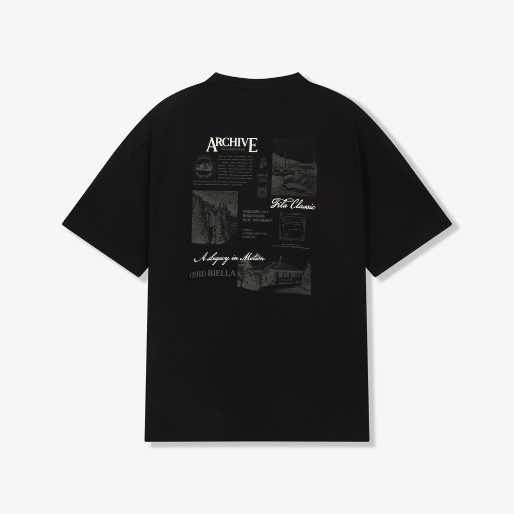 [6% 적립] 휠라 Coldwave+ 아카이브 반팔티 블랙([6% 적립] FILA Coldwave+ Archive T-Shirt Black) - 2