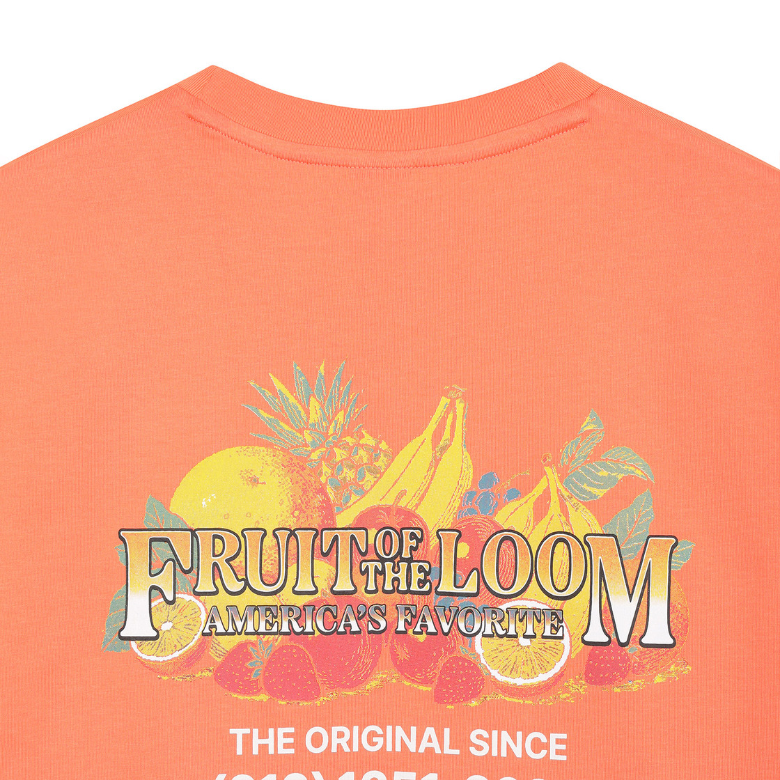 프룻오브더룸 프룻 오리지널 반팔티셔츠 오렌지(fruitoftheloom Fruit Original Banpal T-shirts ORANGE) - 4