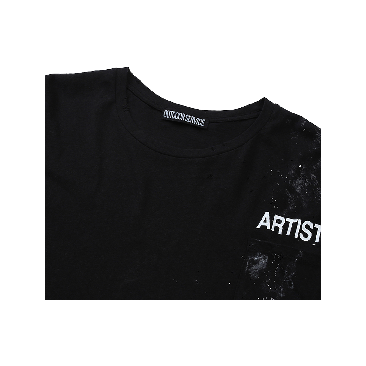아웃도어서비스 더티 아티스트 티 - 블랙(OS Dirty Artist Tee - Black) - 3