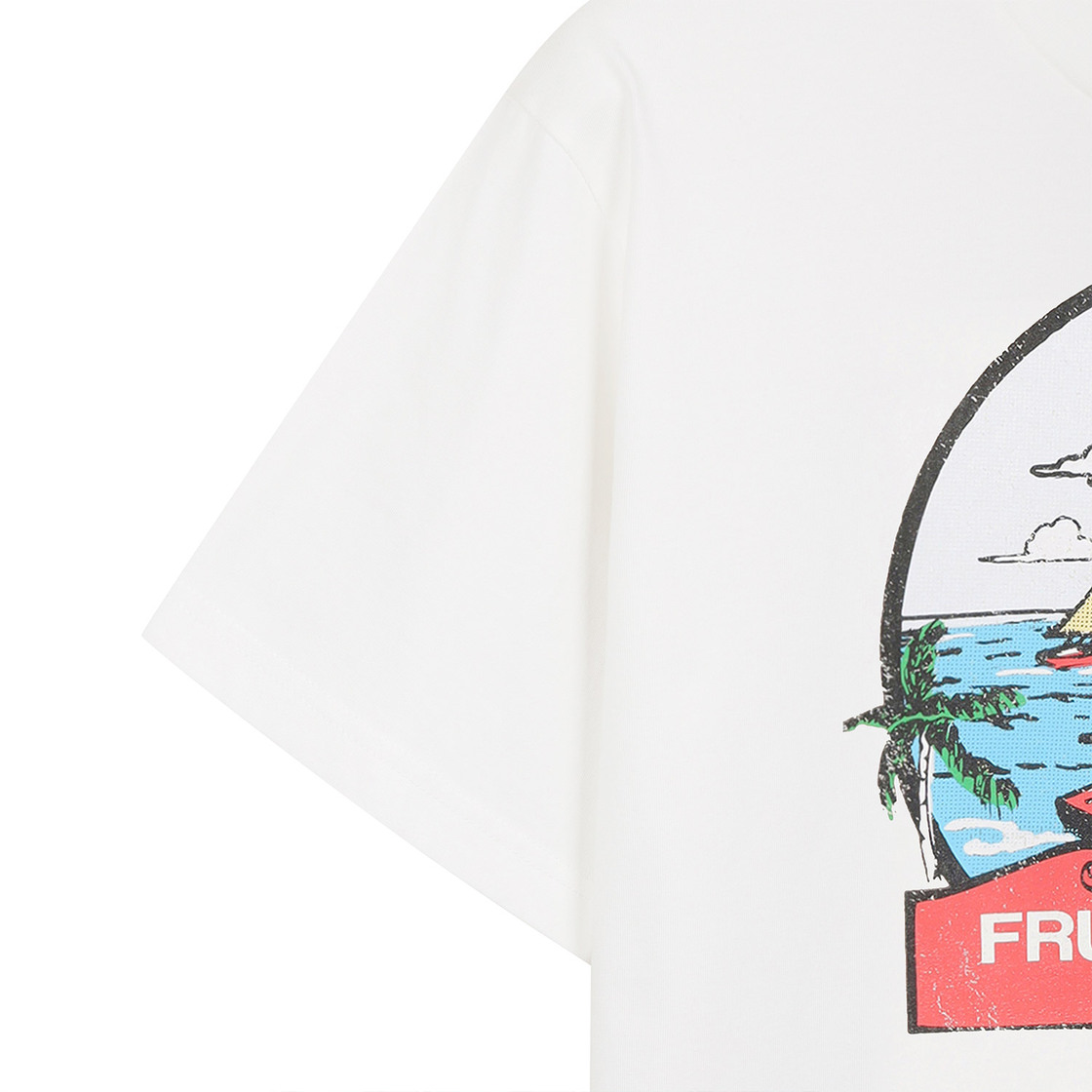 프룻오브더룸 플로리다 썸머 반팔티셔츠 화이트(fruitoftheloom Florida Summer Banpal T-shirts WHITE) - 4