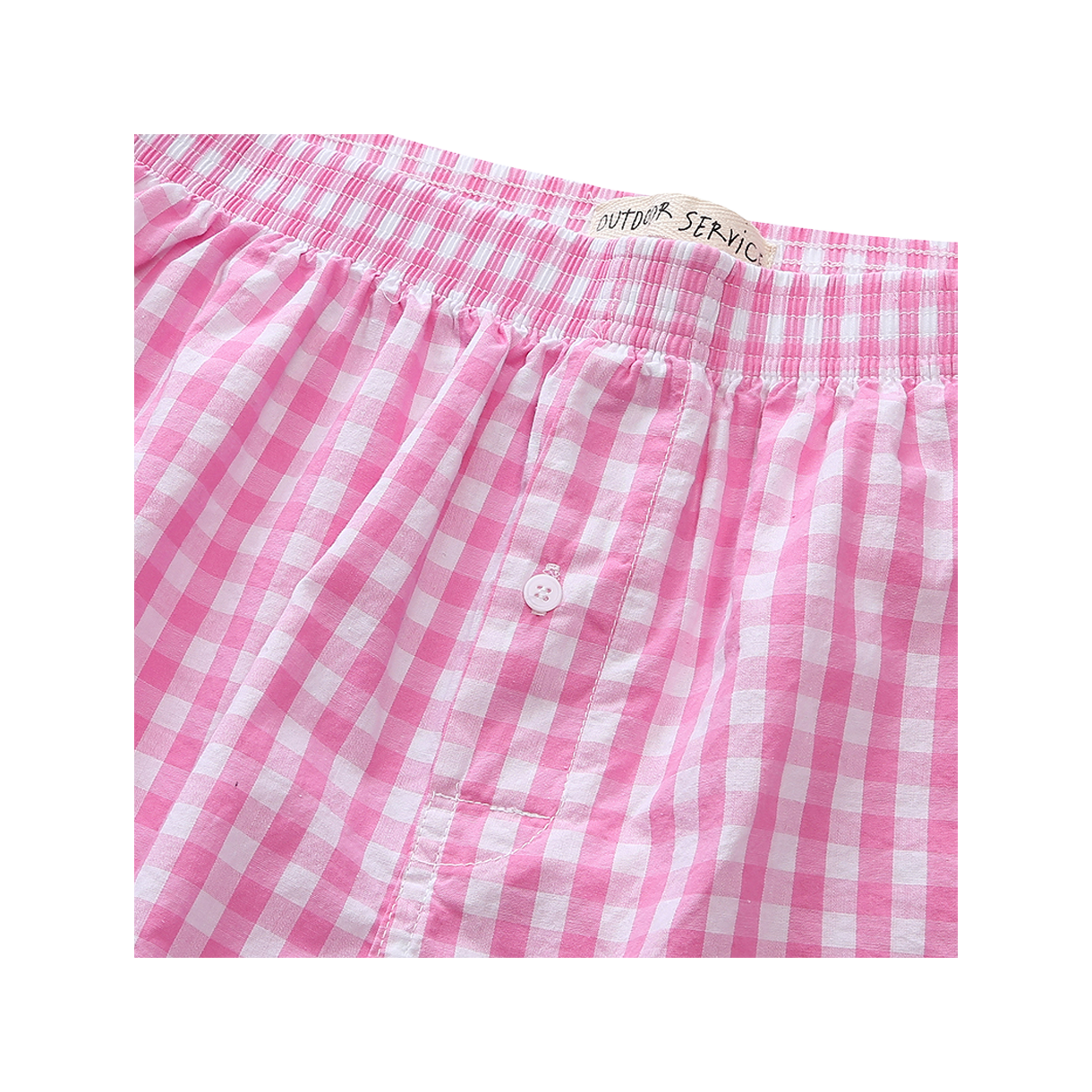 아웃도어서비스 체크 트렁크스 - 핑크(OS Check Trunks - Pink) - 3