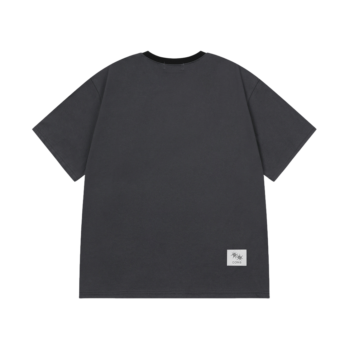 코이리스 솔루나 배색 반팔 티 남녀공용 차콜(Coiris Soluna Half T Unisex Charcoal) - 4