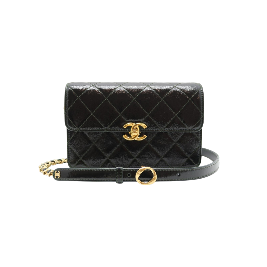 ITH89GC5ABFN Chanel Turnlock Mini Flap Bag Chip