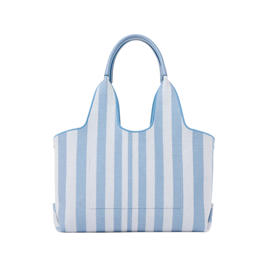 끌로에 스트라이피 이스트 웨스트 토트백 자카드 서핑 블루(Chloe Stripy East West Tote Bag in Jacquard Surfing Blue) - 3