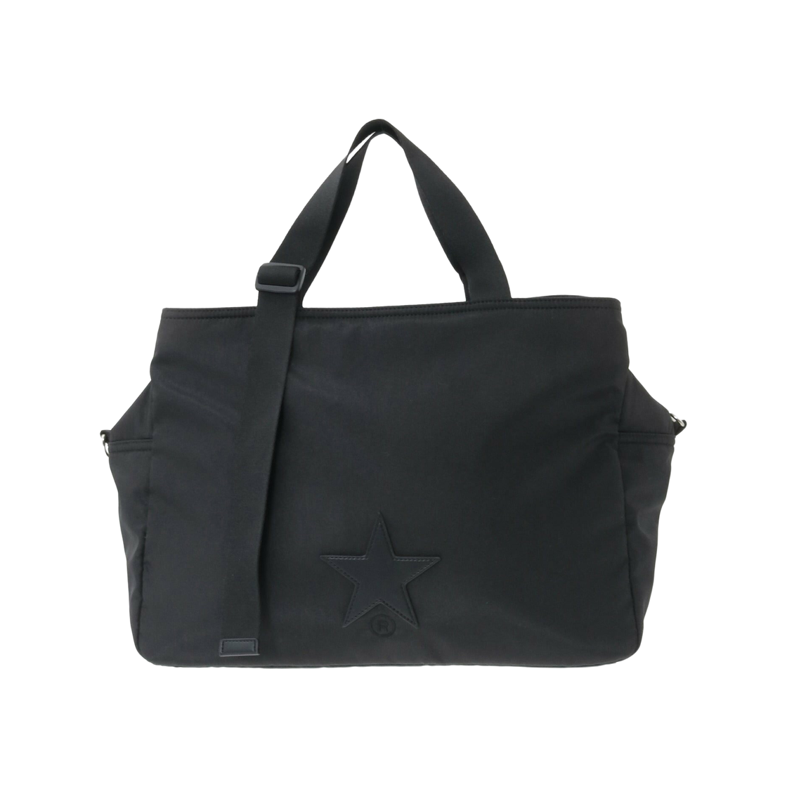 A2866PBG102 Converse Tokyo Big Pocket Nylon Tote Bag Black