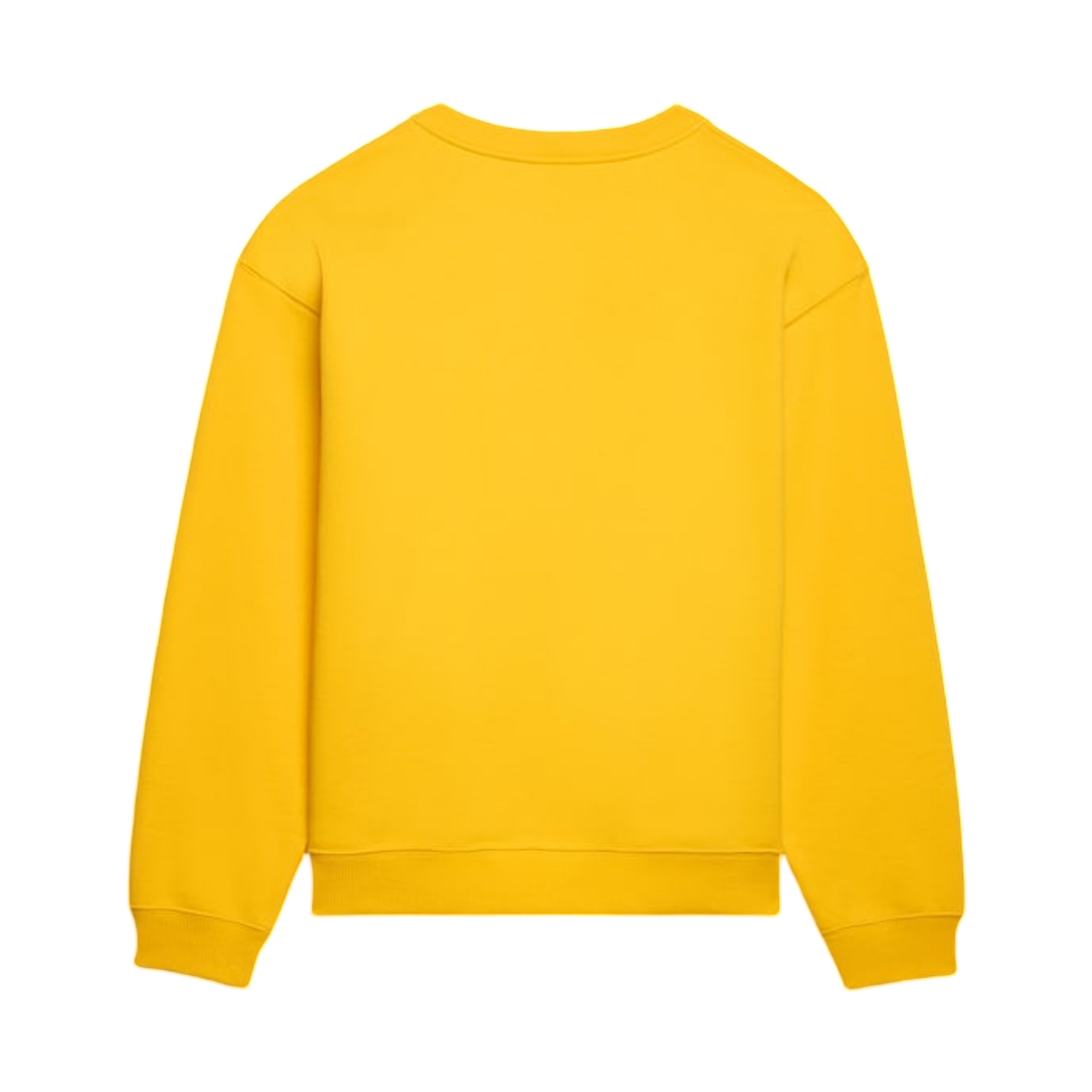 셀린느 스웨트셔츠 코튼 플리스 포스트잇 옐로우 블랙(Celine Sweatshirt in Cotton Fleece Postit Yellow Black) - 2