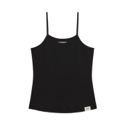 (W) Glowny G Fine Rib Camisole Black