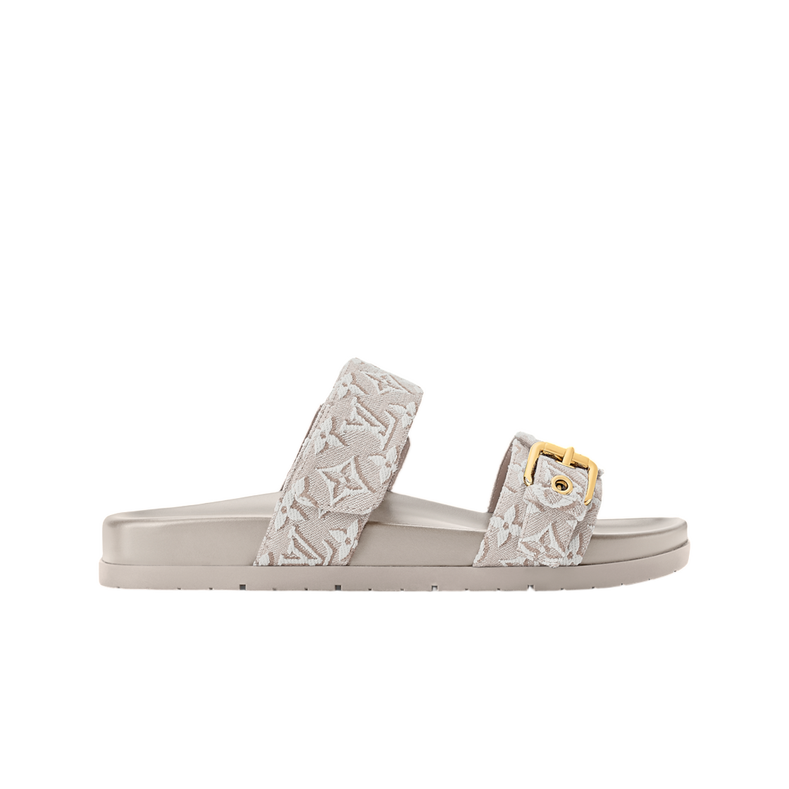 - (W) Louis Vuitton Bom Dia Flat Comfort Mules Beige