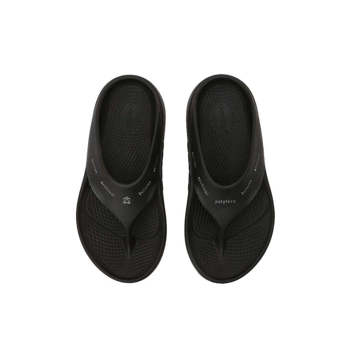 [KREAM 단독] 우포스 x 폴리테루 OOriginal+ 블랙 남여공용 플립플랍([KREAM 단독] OOFOS x POLYTERU OOriginal+ Black Unisex Flip-Flop) - 5