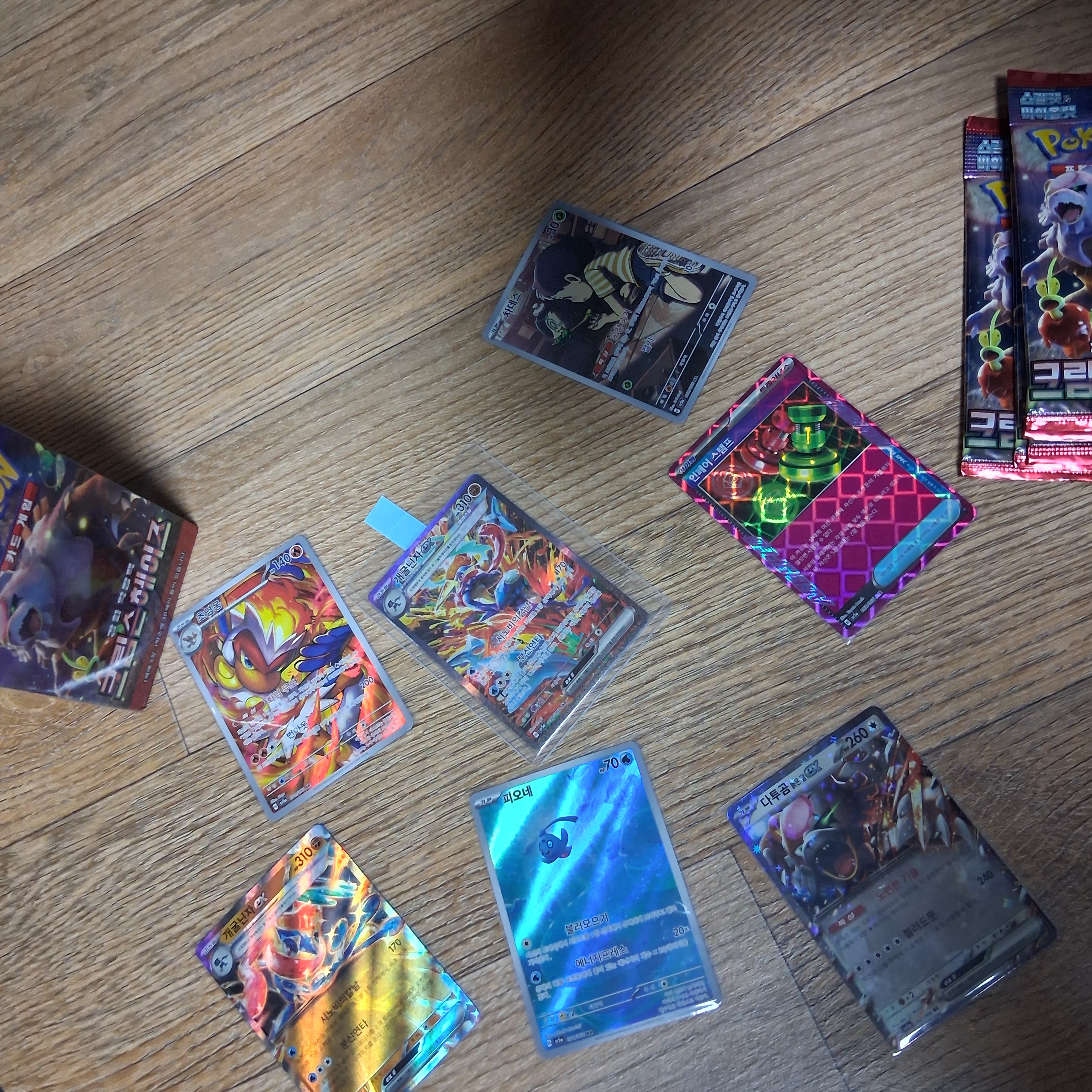 Pokemon TCG Scarlet & Violet Enhanced Expansion Pack Crimson Haze Box (Pack of 30), Pokemon TCG Greninja ex SAR Crimson Haze (Korean Ver.) 착용 스타일