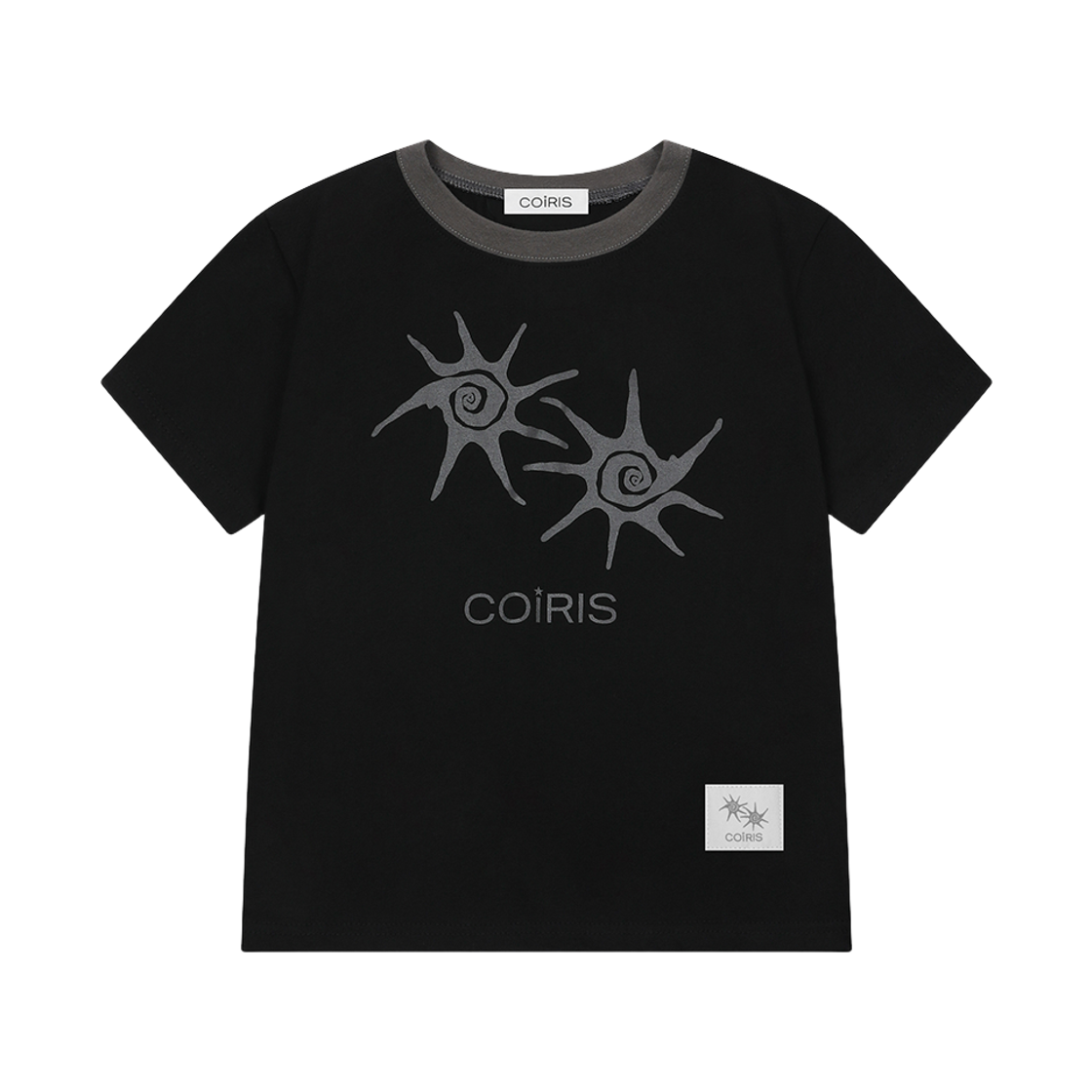 C-P00000DZ Coiris Soluna Half T Unisex Black