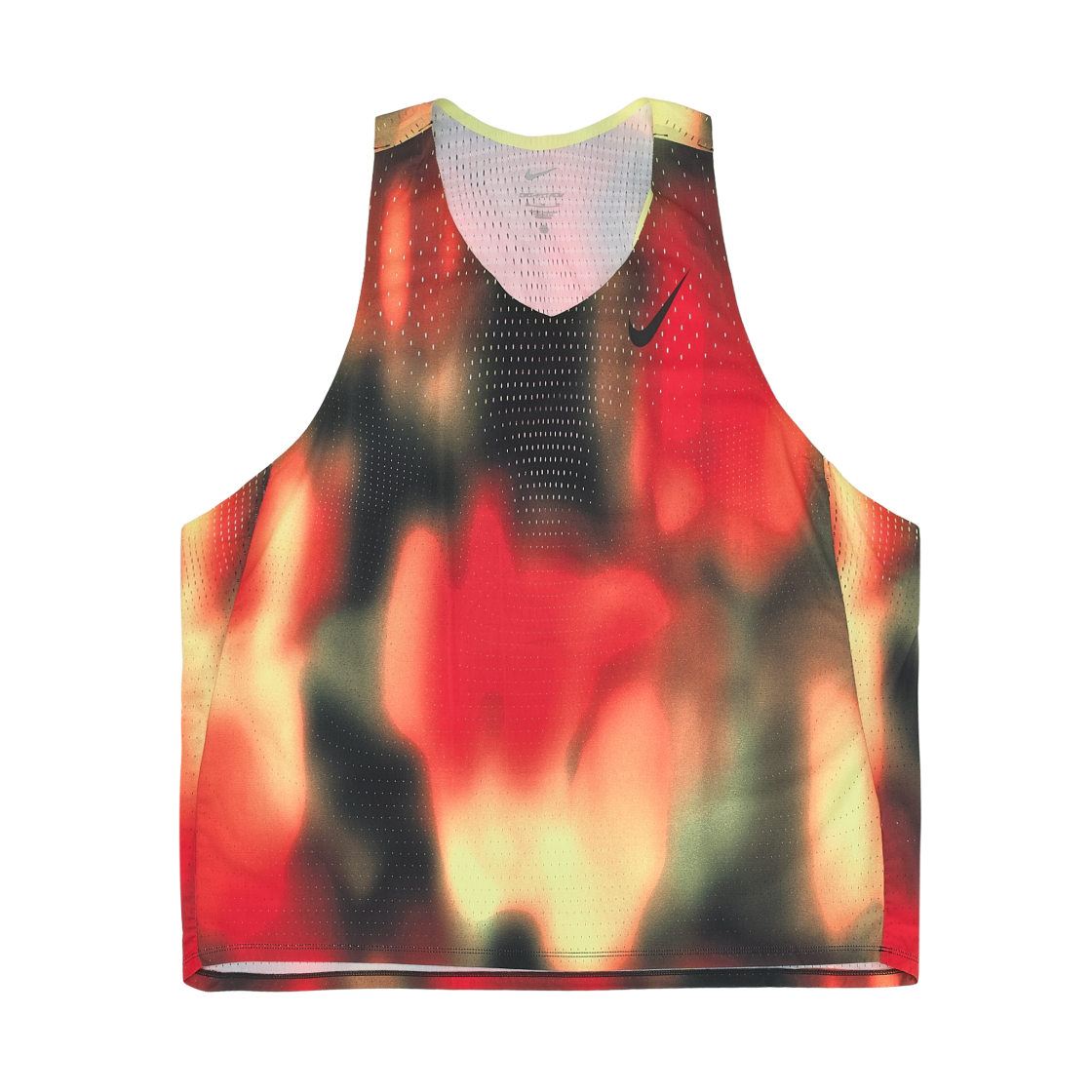 HJ3380-736 Nike AeroSwift Elite Entry Dri-Fit ADV Running Tank Top Light Lemon Twist Light Crimson - US/EU