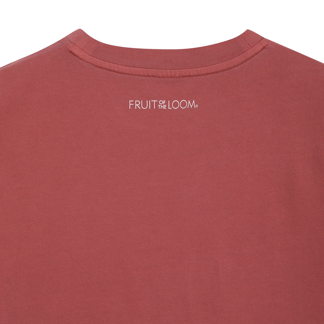 프룻오브더룸 피그먼트 USA 그래픽 티셔츠 레드(fruitoftheloom Pigment USA Graphic T-shirts RED) - 4