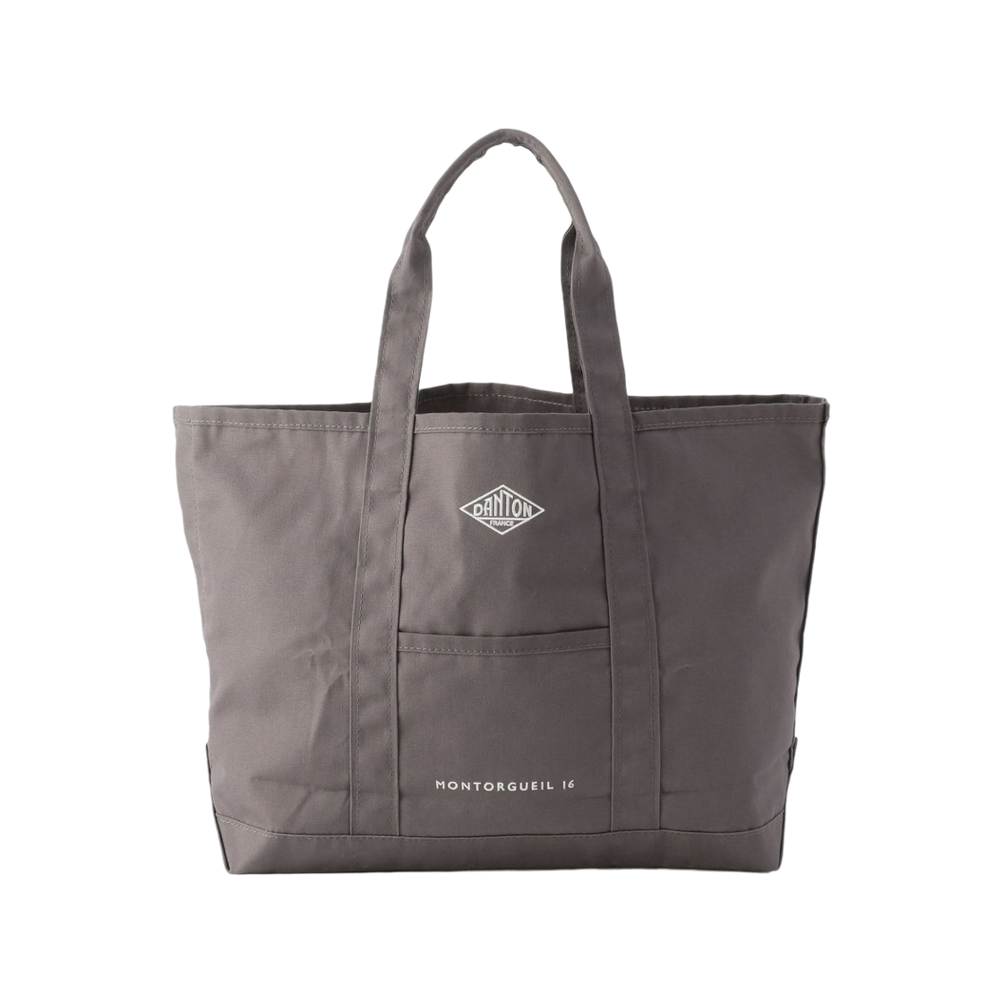 단톤 몽토르게이 캔버스 마르쉐 백 그레이(Danton Montorgueil Canvas Marche Bag Grey)
