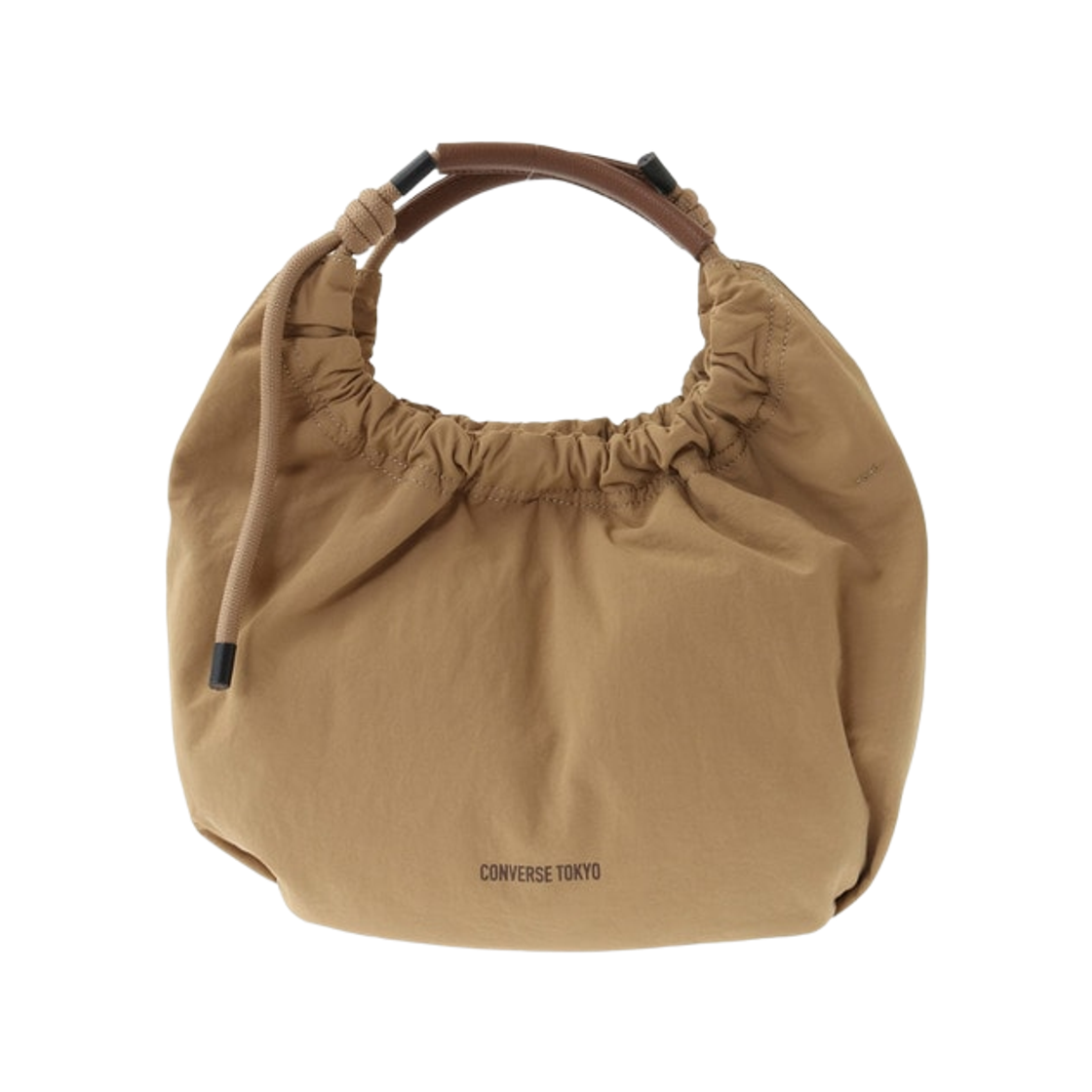 A2858PBG208 Converse Tokyo 2Way Rope Handle Gathered Shoulder Bag Beige