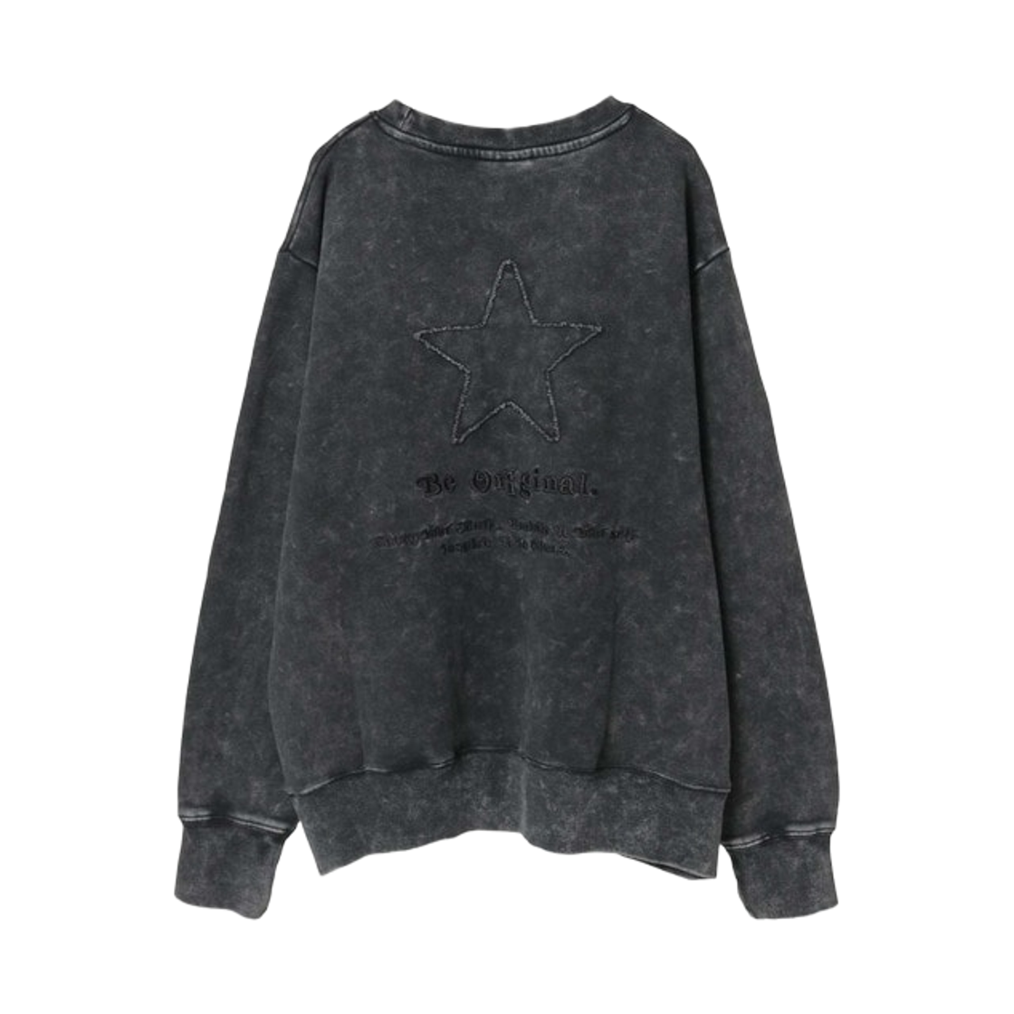 A2861UTS161 Converse Tokyo Star Patch Lettering Sweat Black