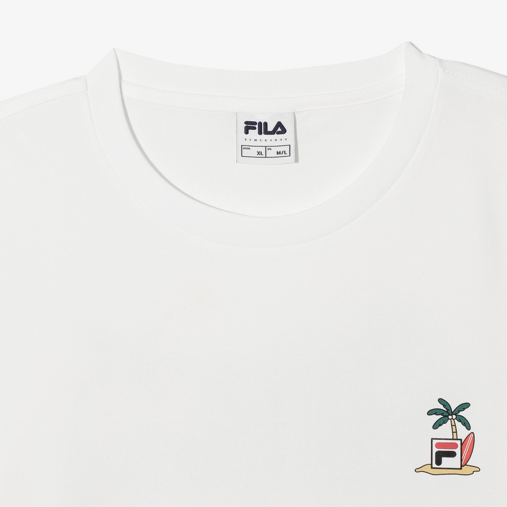 [6% 적립] 휠라 Coldwave+ 디어서머 반팔티 화이트([6% 적립] FILA Coldwave+ Dear Summer T-Shirt Light  White) - 3