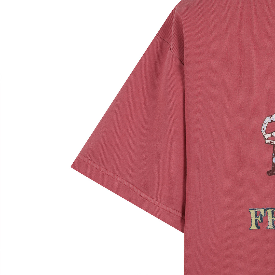 프룻오브더룸 오리지널 피그먼트 애플 반팔티셔츠 레드(fruitoftheloom Original Pigment Apple Banpal T-shirts RED) - 4