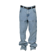 Plastic Product MPa Calf Pocket Pants Steel Blue
