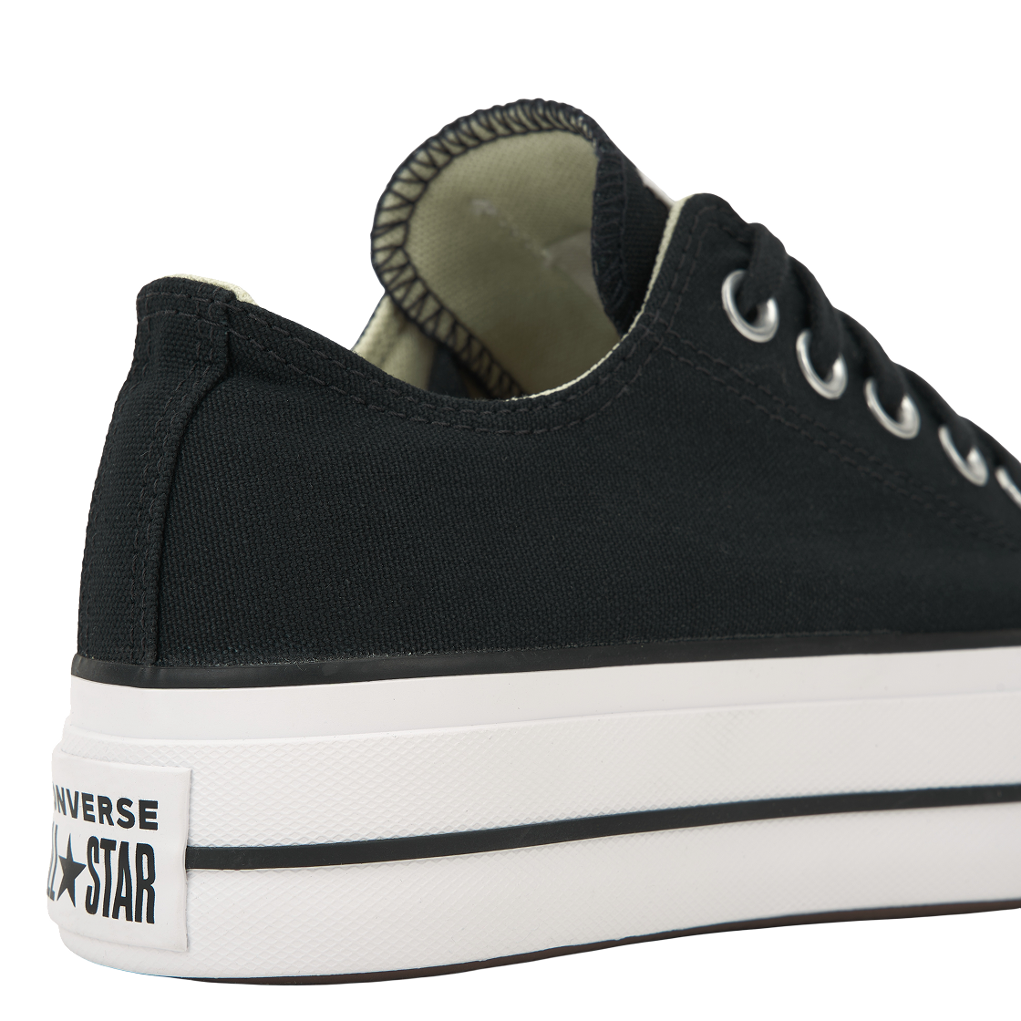 (W) 컨버스 척 테일러 올스타 리프트 로우 블랙((W) Converse Chuck Taylor All Star Lift Ox Black) - 8