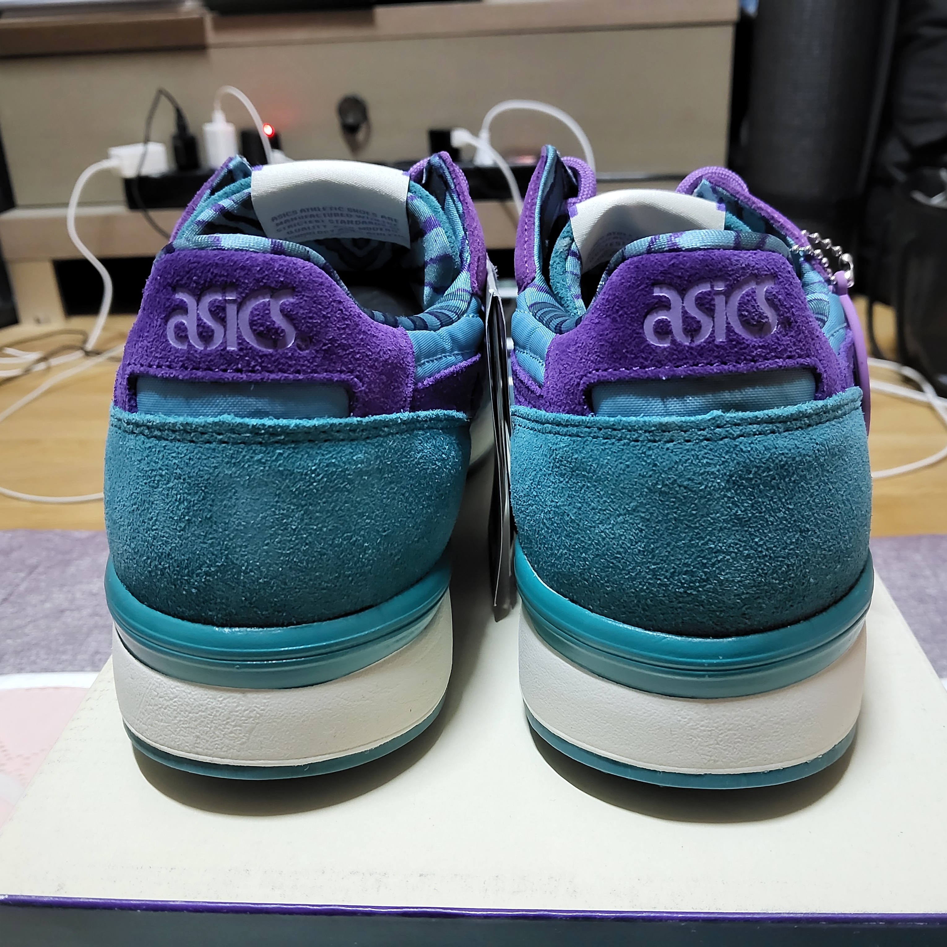 Asics x YMC Gel-Lyte XT Gris Blue 착용 스타일 - 3
