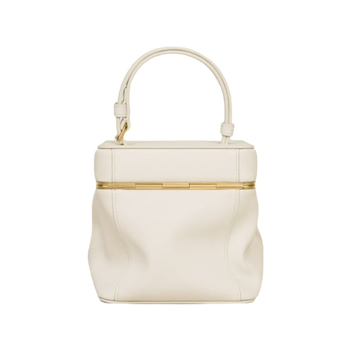셀린느 큐브 서플 카프스킨 화이트 코튼(Celine Cube in Supple Calfskin White Cotton) - 2