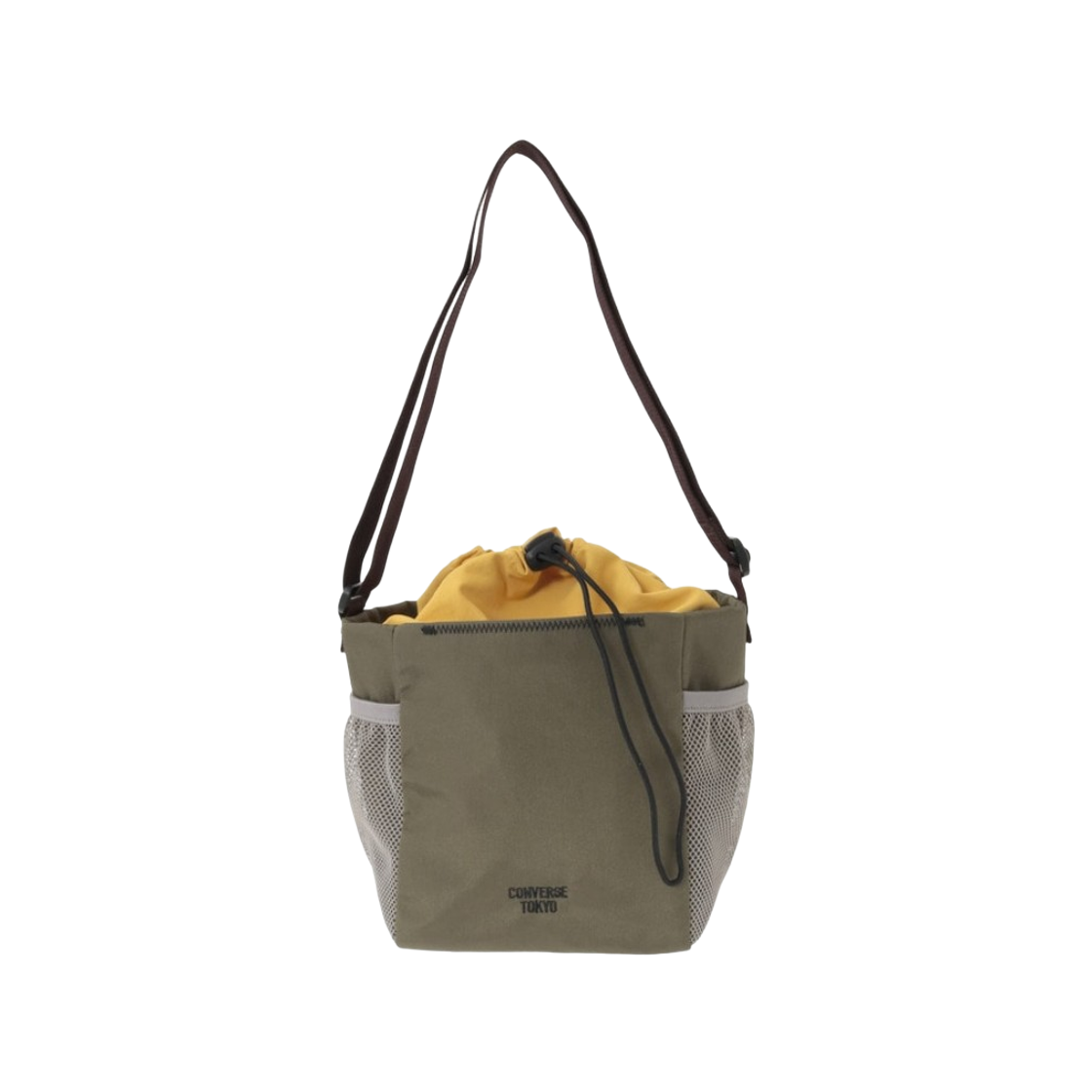 A2866PBG403 Converse Tokyo Mesh Box Shoulder Bag Khaki