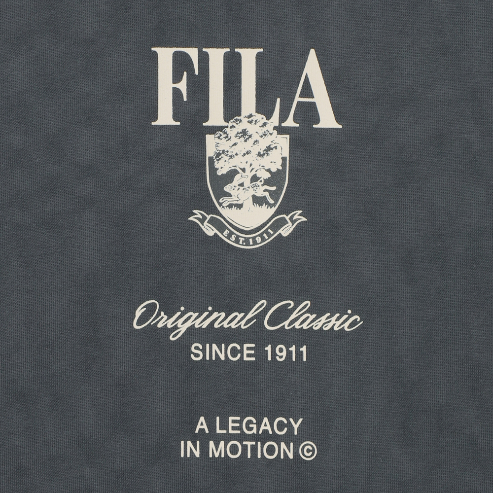 [6% 적립] 휠라 Coldwave+ 삼단로고 반팔티 다크그레이([6% 적립] FILA Coldwave+ Triple Logo T-Shirt Dark Gray) - 5