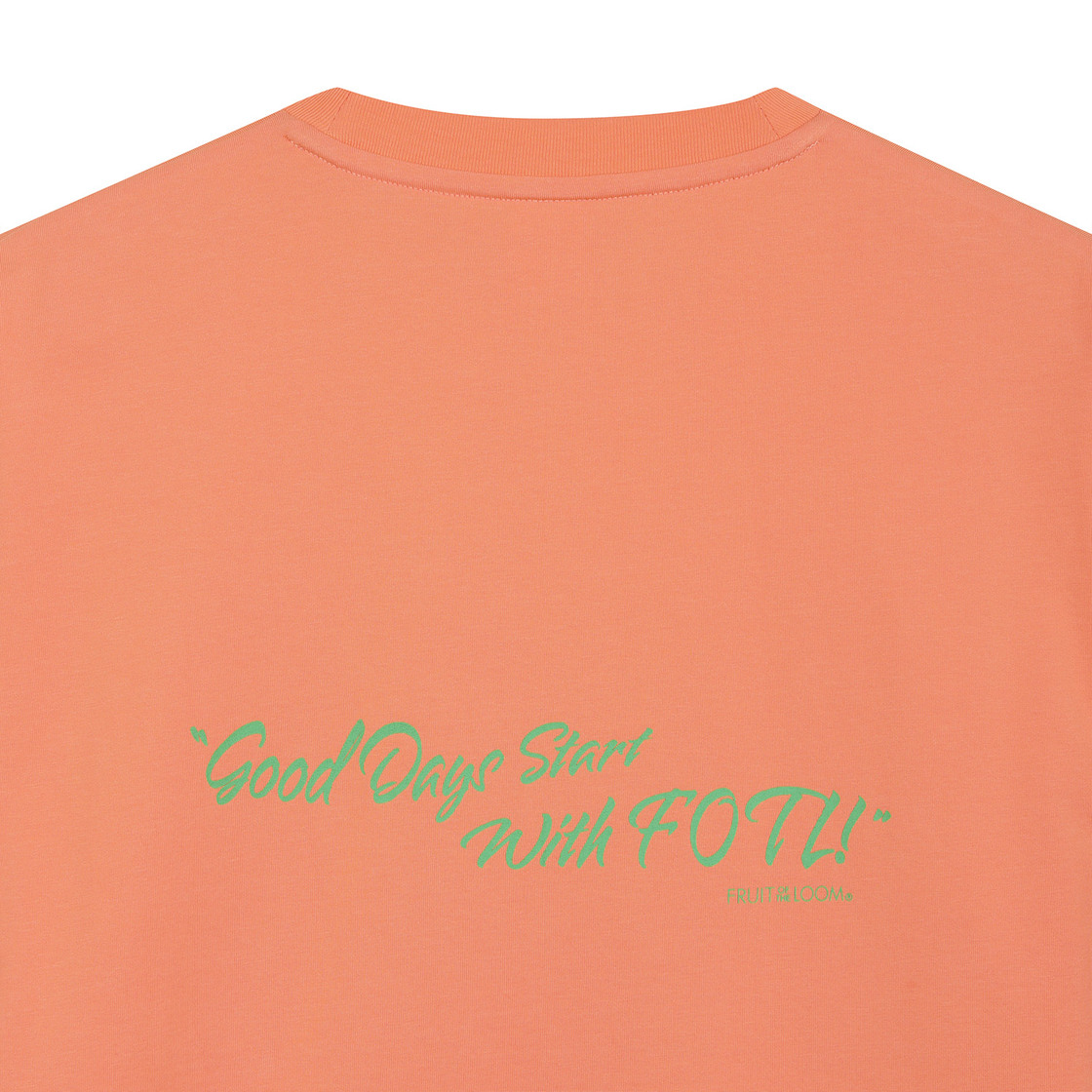 프룻오브더룸 프룻 1851 레몬 반팔티셔츠 오렌지(fruitoftheloom Fruit 1851 Lemon Banpal T-shirts ORANGE) - 4