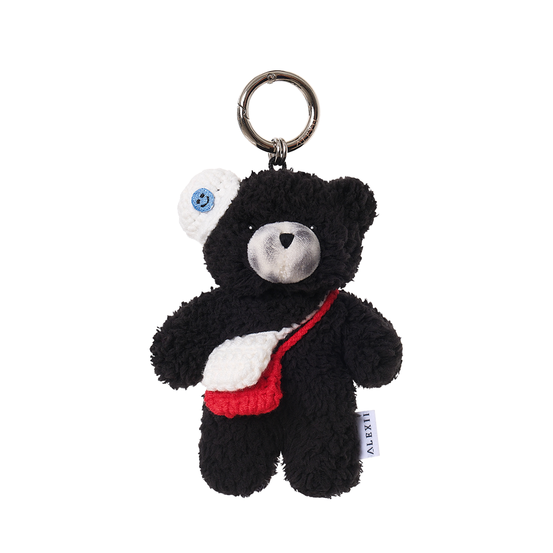 알렉시 더블 크로스 백 베어 블랙(ALEXII Double Cross Bag Bear Black)