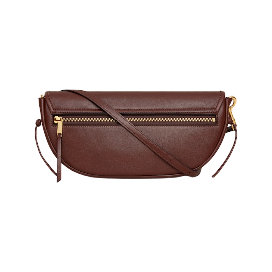 셀린느 리틀 하프문 소프트 트리옹프 서플 샤이니 램스킨 딥 브라운(Celine Little Halfmoon Soft Triomphe in Supple Shiny Lambskin Deep Brown) - 2