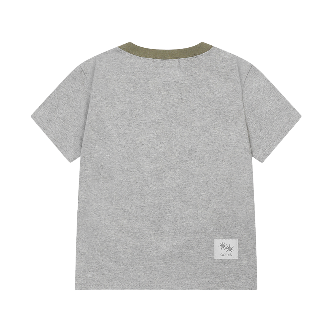 코이리스 솔루나 배색 반팔 티 남녀공용 그레이(Coiris Soluna Half T Unisex Gray) - 2
