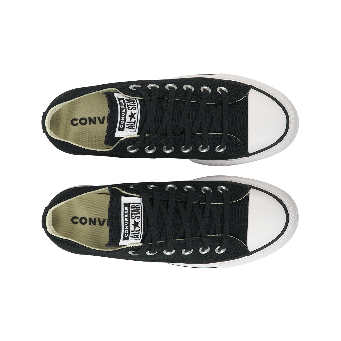 (W) 컨버스 척 테일러 올스타 리프트 로우 블랙((W) Converse Chuck Taylor All Star Lift Ox Black) - 5