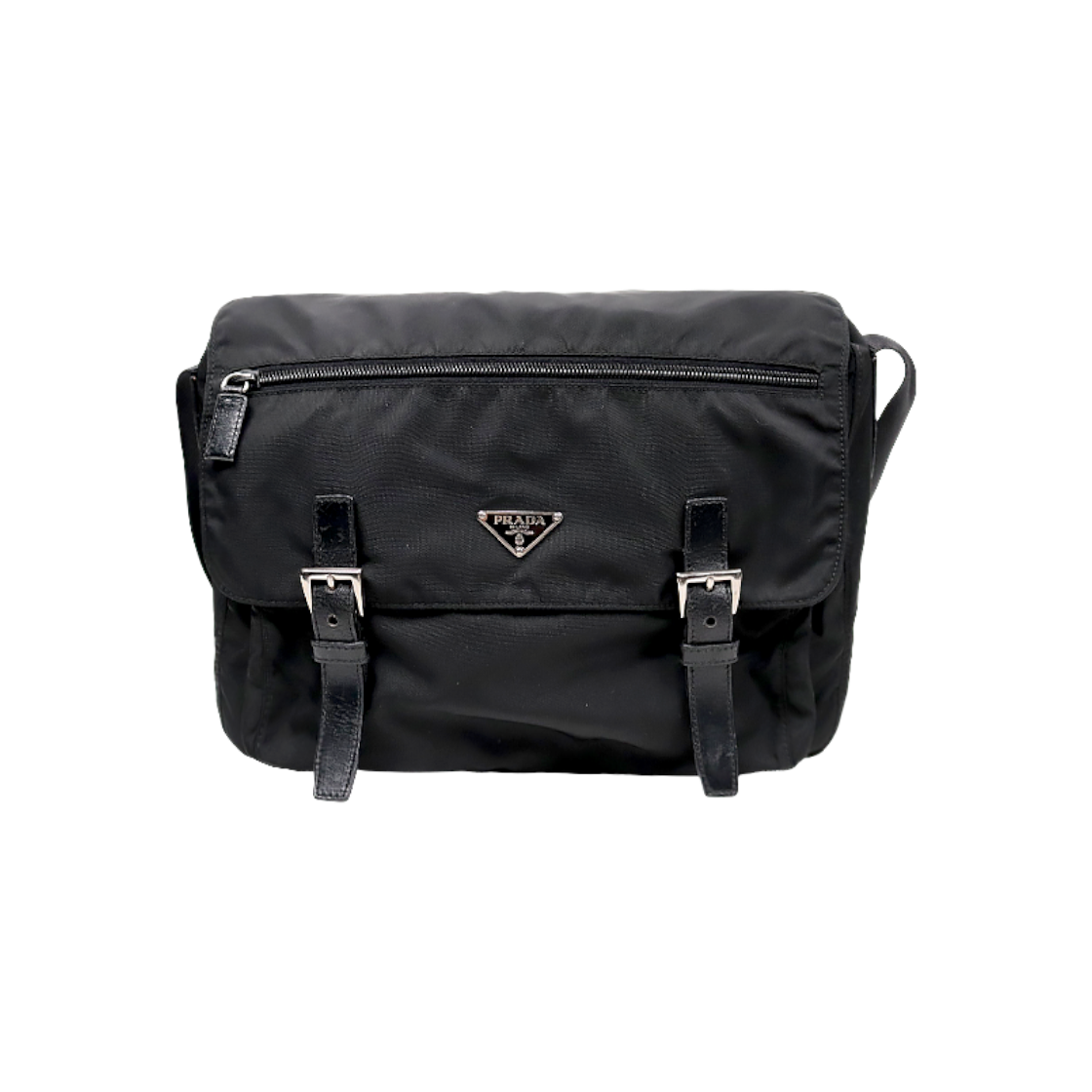 ITTPQPWAE8VS Prada Black Pocono Double Crossbody Bag A-A59712