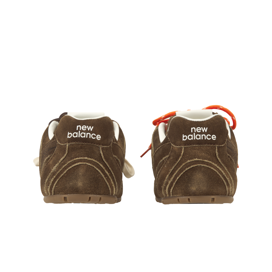(W) 뉴발란스 x 미우 미우 530 스웨이드 메쉬 스니커즈 시나몬((W) New Balance x Miu Miu 530 Suede Mesh Sneakers Cinnamon) - 6