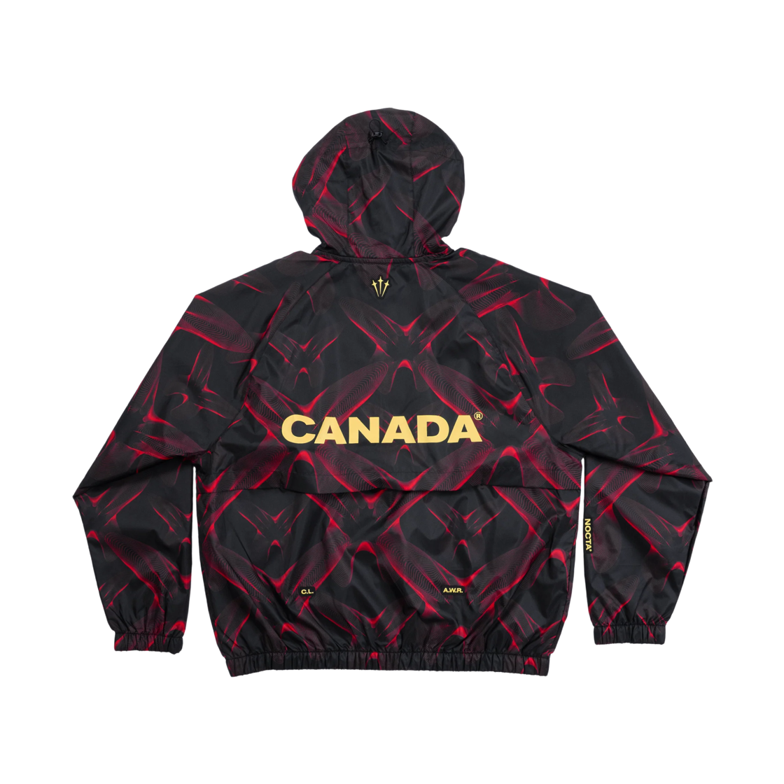 나이키 x 드레이크 녹타 캐나다 아카데미 자켓 블랙 유니버시티 레드 (IH1594-010)(Nike x Drake Nocta Canada Academy Jacket Black University Red (IH1594-010)) - 2