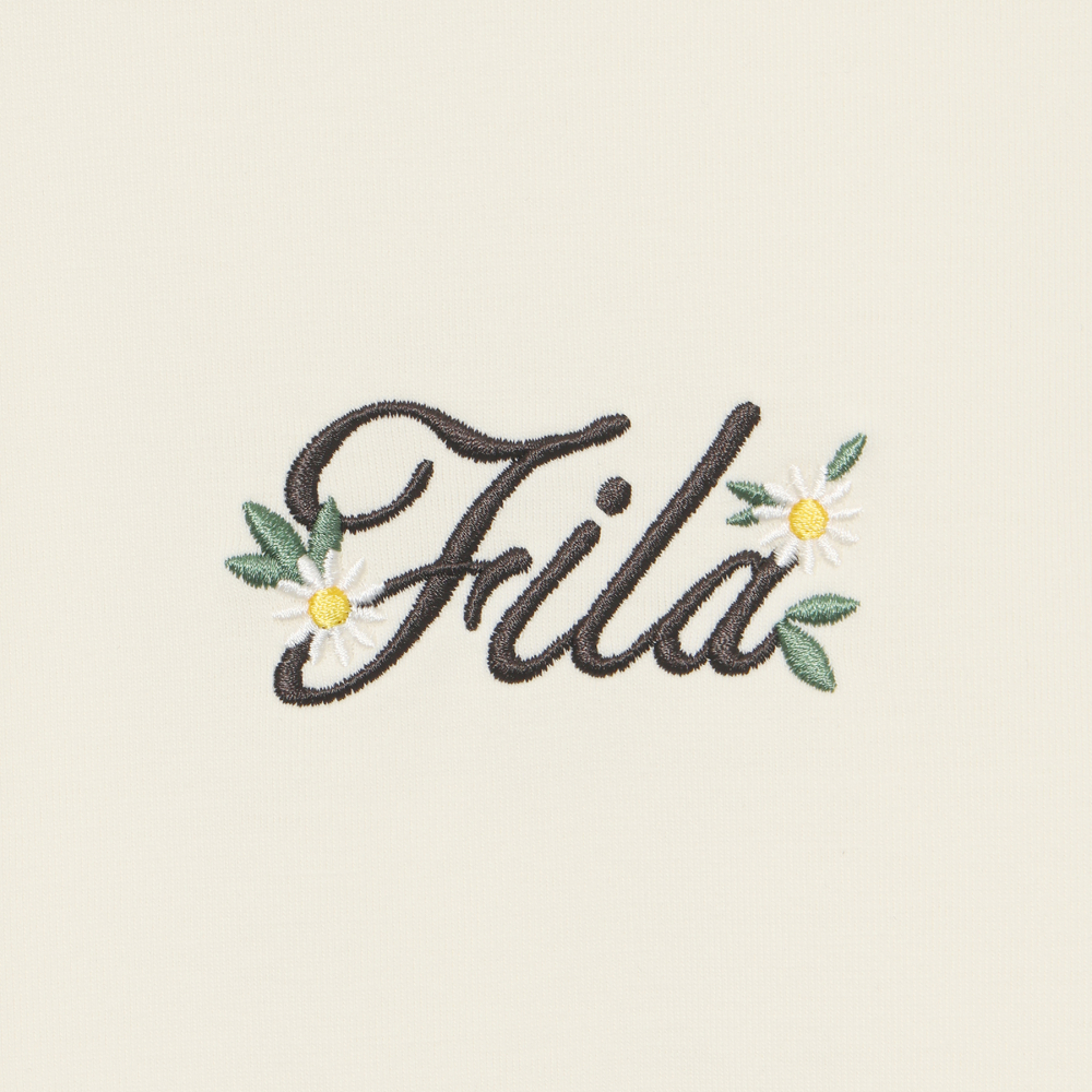 [6% 적립] 휠라 Coldwave+ 링거 변형로고 반팔티 아이보리([6% 적립] FILA Coldwave+ Ringer Logo T-Shirt Ivory) - 4