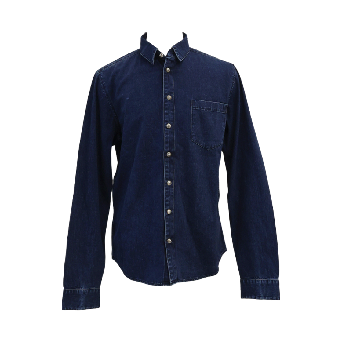 ITC83C4GSUWT Chrome Hearts Loose End Denim Shirt