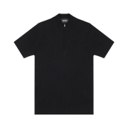 PHOS333 M Slim Fit Half Zip Knit Black